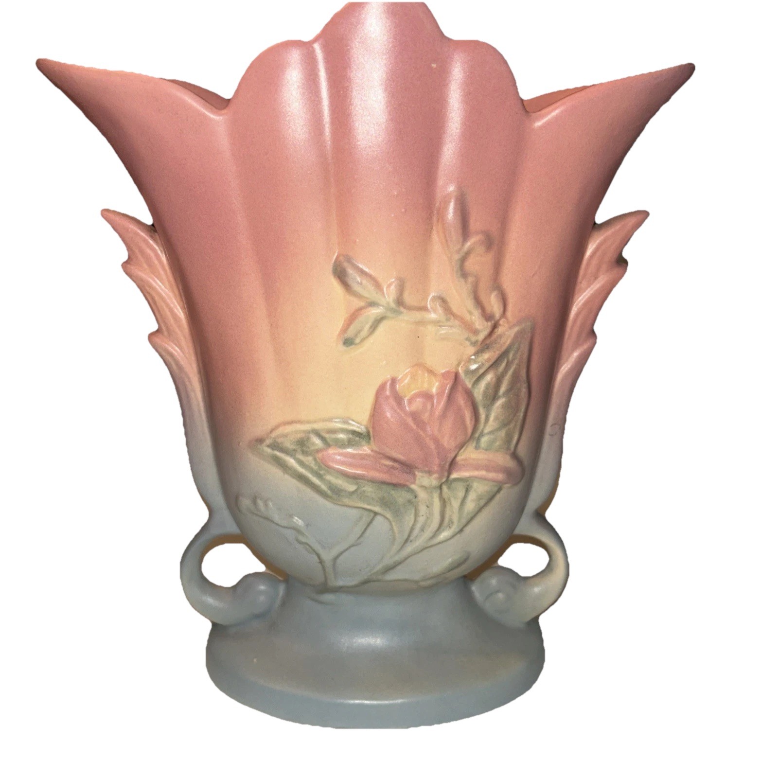 Hull Art Pottery Magnolia Vase 8.5