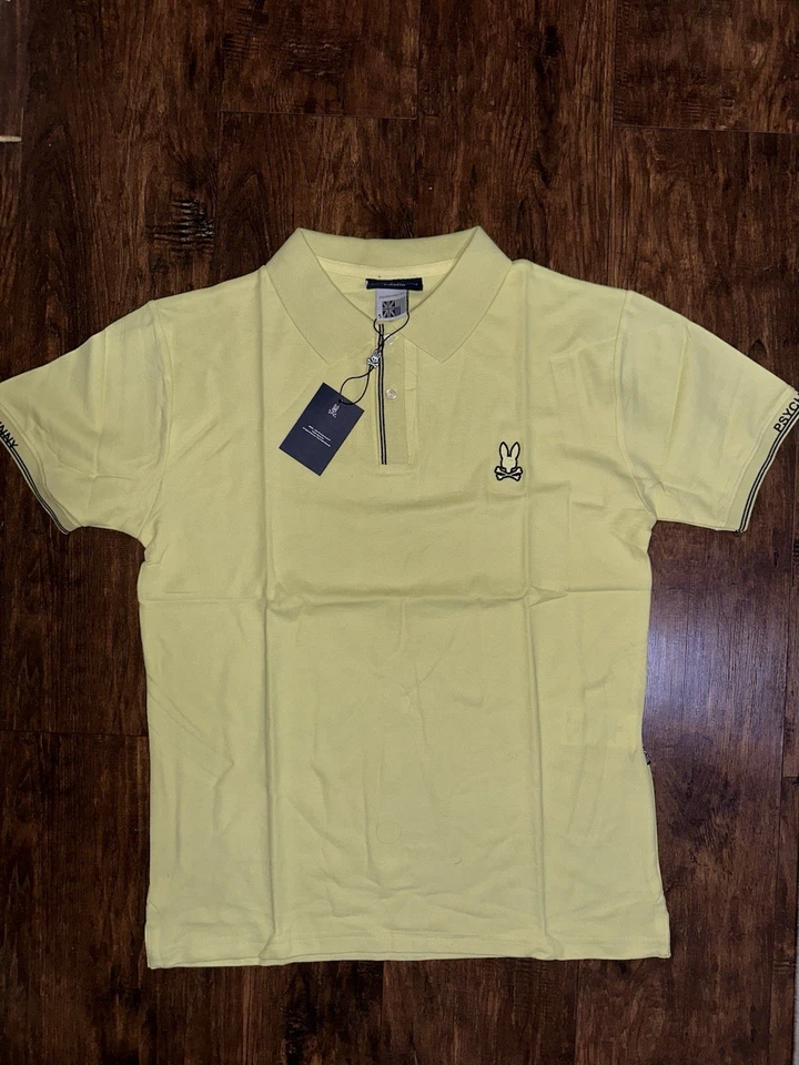 NUEVO Polo Psycho Bunny Para Hombre Tejido Algodón Pima Selecto Talla/Color Foto 4 de 4
