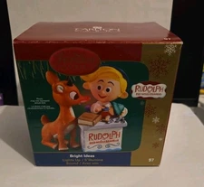 Carlton Cards Rudolph Red Nose Reindeer ‘Bright Ideas’ Lights & Sound - Mint