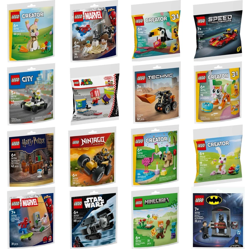 LEGO Polybag, Harry Potter, Star Wars, Ninjago, Marvel, Minecraft, Super Mario - Bild 1 von 1