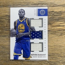 2017-18 Panini Encased #TJ-KD Kevin Durant Triple Jerseys 64/99