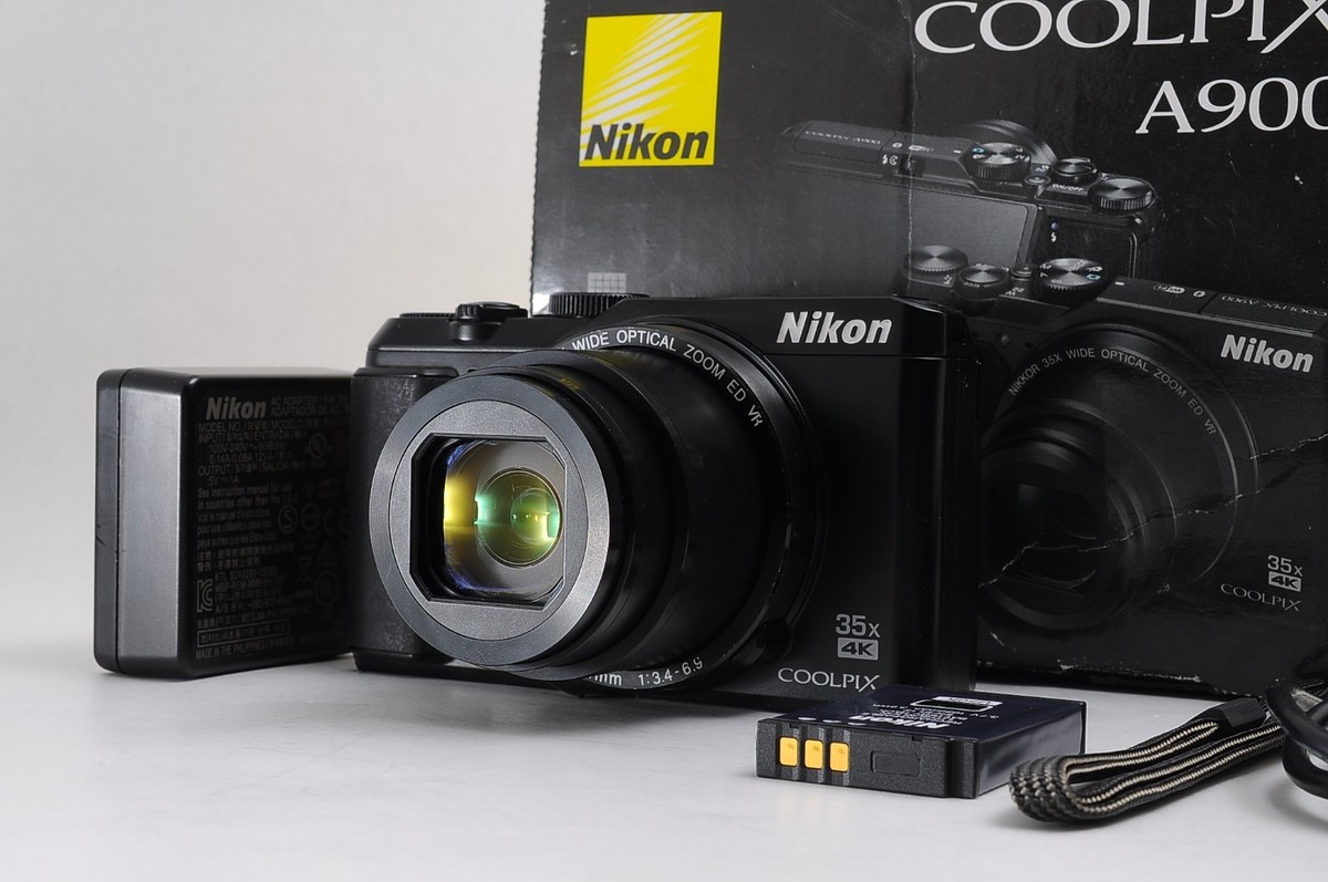 Nikon COOLPIX A900 20.0 MP Digital Camera - Black for sale online