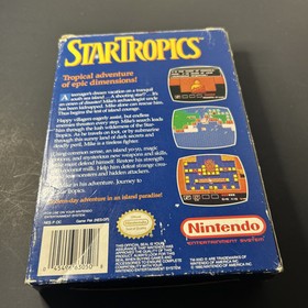 Startropics (Nintendo NES, 2000) Box, Booklet