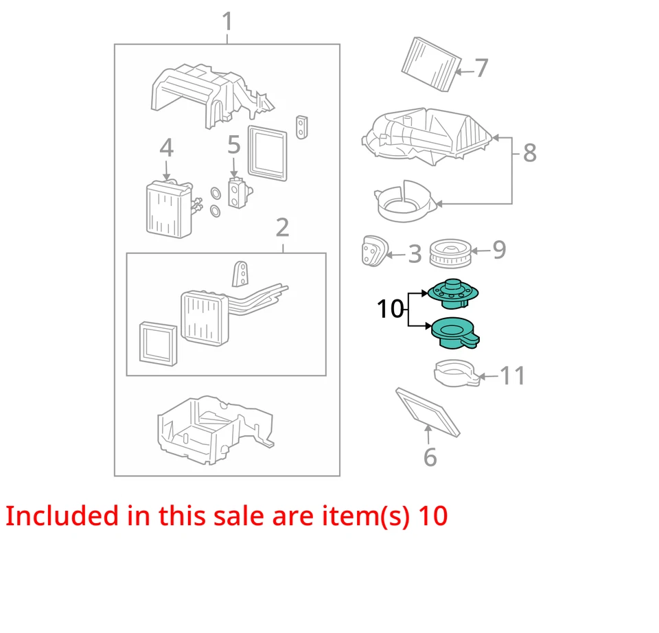 Lincoln LS 2005 calentador aire acondicionado motor OEM 137 k millas - LKQ429951452 Foto 3 de 4