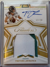 Panini 2025 Flawless Trevor Lawrence Star Swatch Patch Auto /20