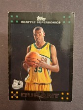 2007-08 Topps Kevin Durant Rookie Card #112 Seattle Supersonics RC 50th Anniv. rookie card picture