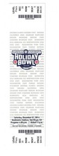 2014 Holiday Bowl Barney Cotton Head Coach Nebraska Cornhuskers TIcket Bo Pelini