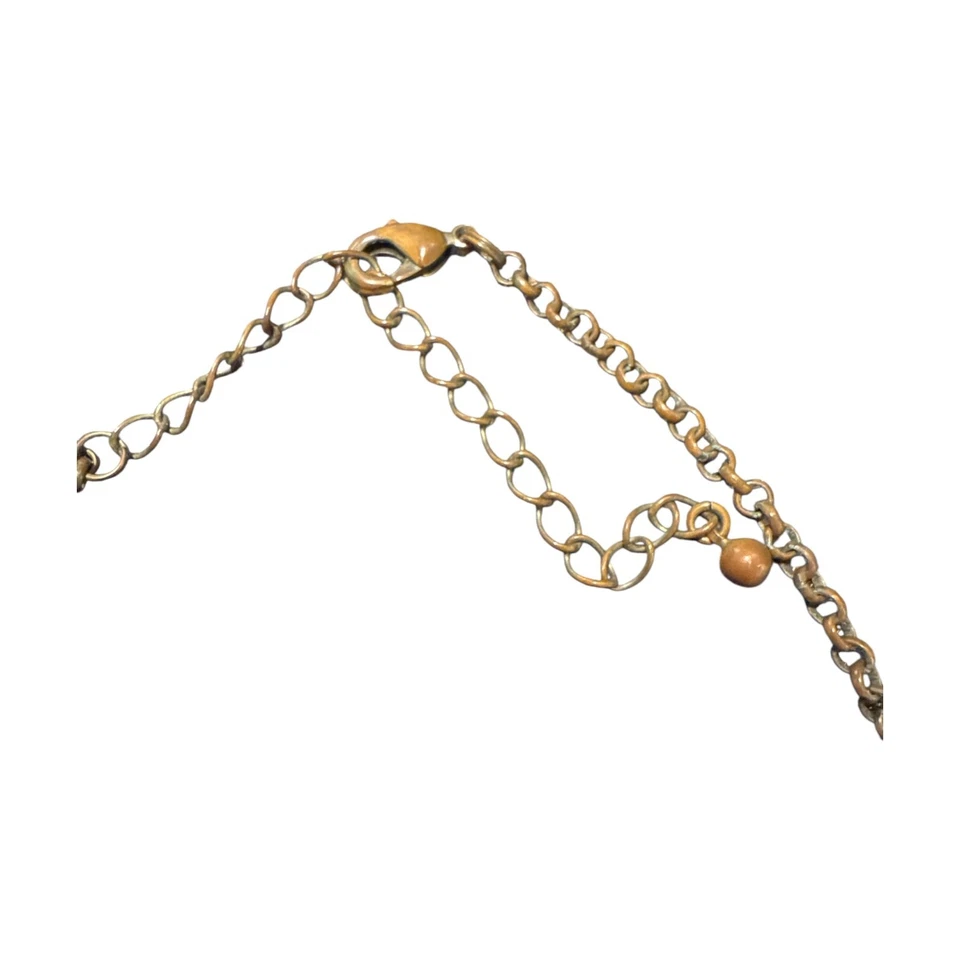 Collar Colgante Cruz Cristal Tono Latón LIA SOPHIA LS461 Foto 4 de 4