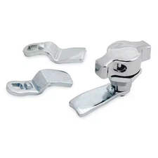 Cam Latch, Padlockable, Chrome, T Handle, 1Xpf2