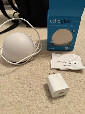Amazon Echo Glow Smart Lamp Multicolor Night Light for Kids S7RN5S - Open Box