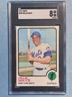 1973 Topps #305 Willie Mays SGC  8 NM-MT Sharp Corners Centered