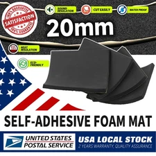 Self-Adhesive Black Closed Cell Sponge Foam Sheet Sound Deadener Waterproof Mat