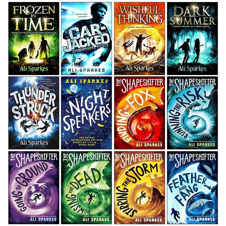 Ali Sparkes Collection 12 Books Set Night Speakers,Finding the Fox,Thunderstruck