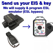 Mercedes W204 W207 W212 X204 ESL ELECTRONIC STEERING LOCK EMULATOR PROGRAMMING
