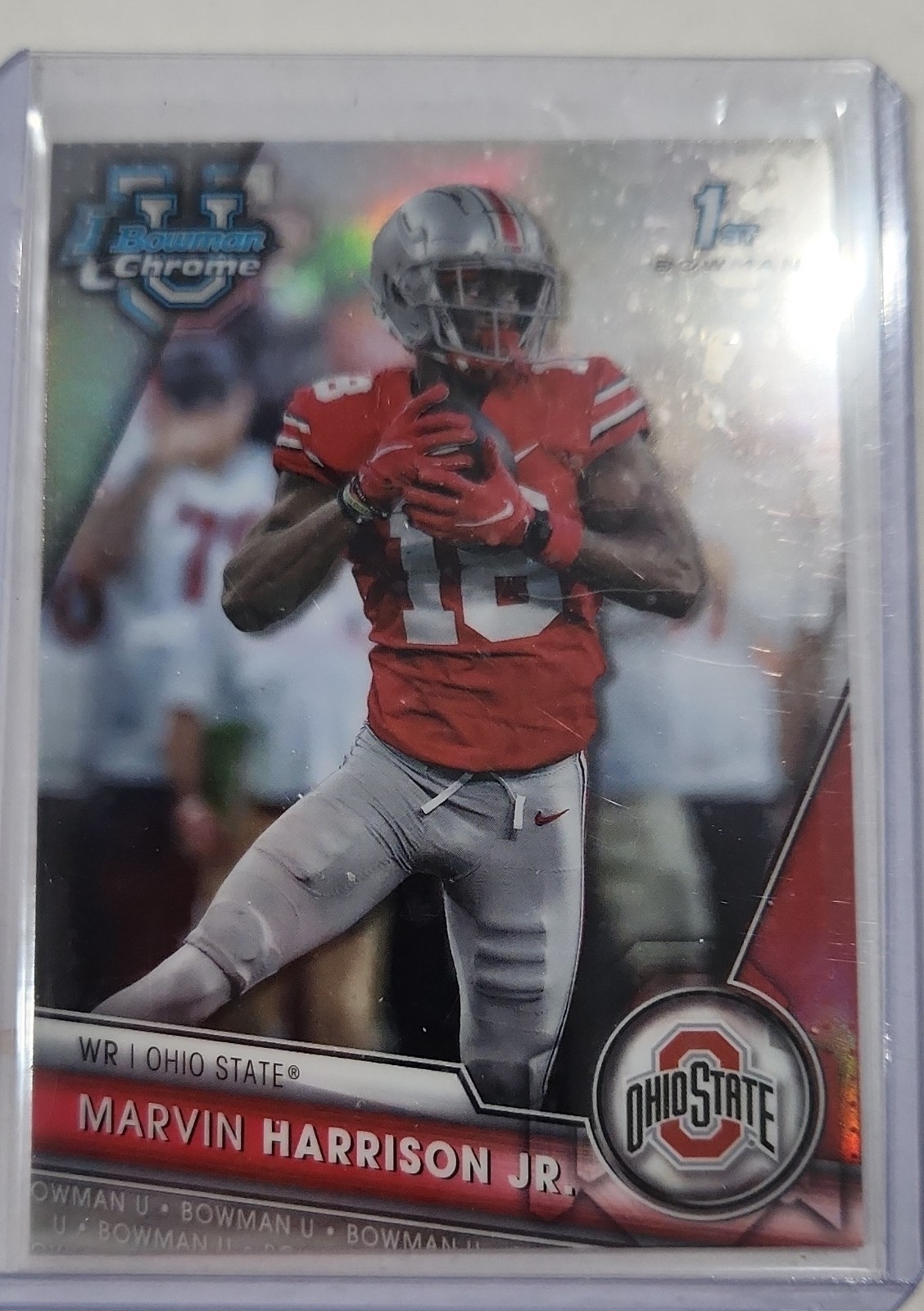 2023 Bowman University Chrome - Marvin Harrison Jr. #100 Refractor (RC)