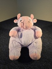 Ty Baby MooCowBaby 2000 Purple Pink Cow Rattle 13" Stuffed Animal Plush Stuffie