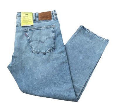 Levi's Premium 502 Men's Jeans 40 x 30 Blue Taper Stretch Denim Flex Eco NEW $98