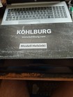 Neues KOHLBURG Sicherheits- KettenSchloss 125cm lang 8,3mm stark 4-kant