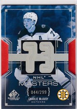2025-26 UPPER DECK SP GAME USED CHARLIE MCAVOY NHL MASTERS /299