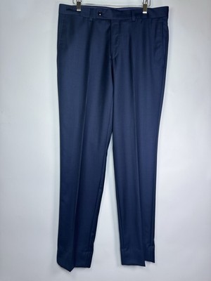 Ted Baker London Endurance Jefferson Dress Pants Navy Blue Men s 33 Wool