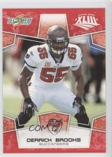 2008 Score Factory Set Red Derrick Brooks #308 HOF 0e3