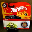 VTG Hot Wheels Classics Baja Beetle Volkswagen Car Green Medallion NOS