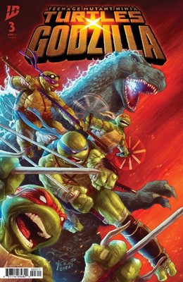 Teenage Mutant Ninja Turtles x Godzilla #3 Fero Pe Regular Cover Near Mint