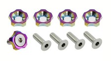 Newvms Star 20 Pc Fender Bumper Headlight Washer 10mm 10 Mm Bolt Kit Neo Chrome