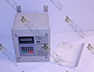 Yaskawa, CIMR-VU4A0001GAA, VFD Variable Speed Drive Adjustable Frequency