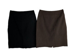 2 Cache Contour Collection Skirts size 0 Brown  Black Career Rayon blend NEW
