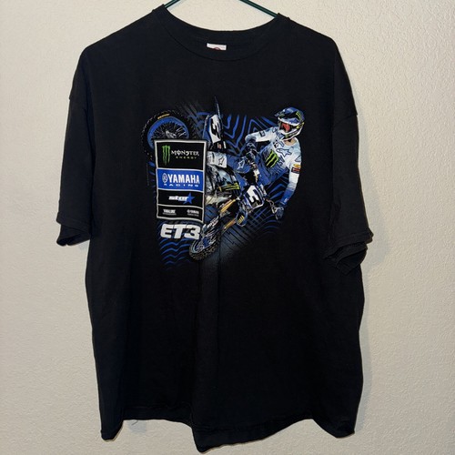 MONSTER ENERGY TOMAC Shirt T-Shirt, YAMAHA RACING Herren Größe XXL, SCHNELLER Versand, selten