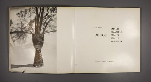 De Poli: Smalti Enamels book Gio Ponti introduction metalware Paolo de Poli 1958 - Picture 3 of 15