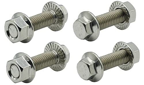 Stainless Steel Flange Screws Flange Bolts Exhaust Manifold Hardware Kit Bolt... - Picture 1 of 6