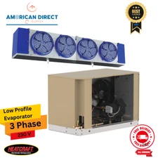 6 HP HEATCRAFT WALK IN FREEZER REFRIGERATION EVAPORATOR 4 FAN CLIMATE-CONTROL