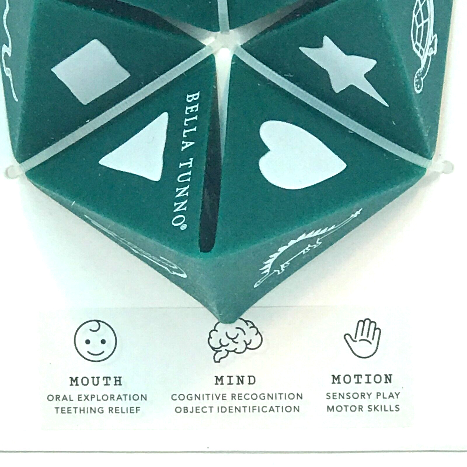 Tunno Tots Origami Teething Learning Folding Moving Toy Gray White Baby Game NEW