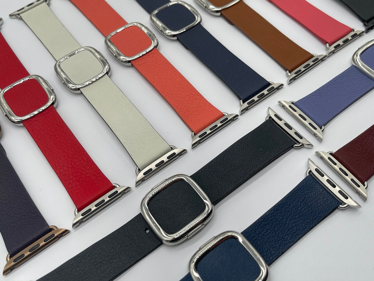 Genuine Apple Watch Modern Buckle Leather Strap 42mm 41mm