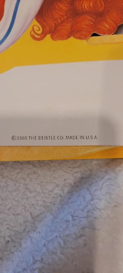 Vintage 1988 Beistle Rainbow Clown Tissue Centerpiece Party Table Decor & Cake T - Image 3 of 4