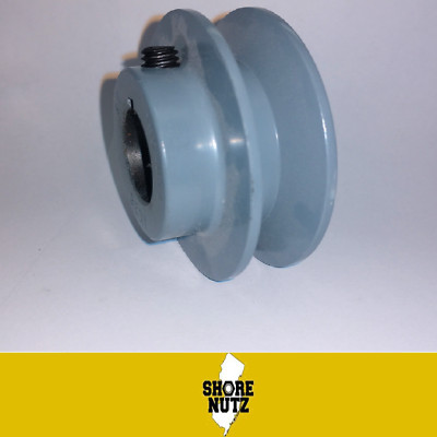 Cast Iron 6.75 Single Groove Belt A Section 4L Pulley w/ 1-3/16