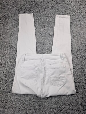 KanCan Jeans Women 9 White High Rise Denim Casual Skinny Stretch Normcore Modern
