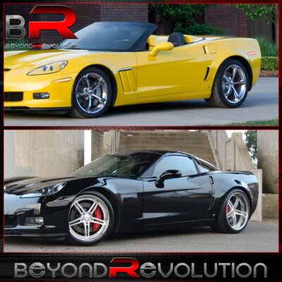 For 2005-2013 Corvette C6 Z06 4pc Clear Lens LED Parking Side