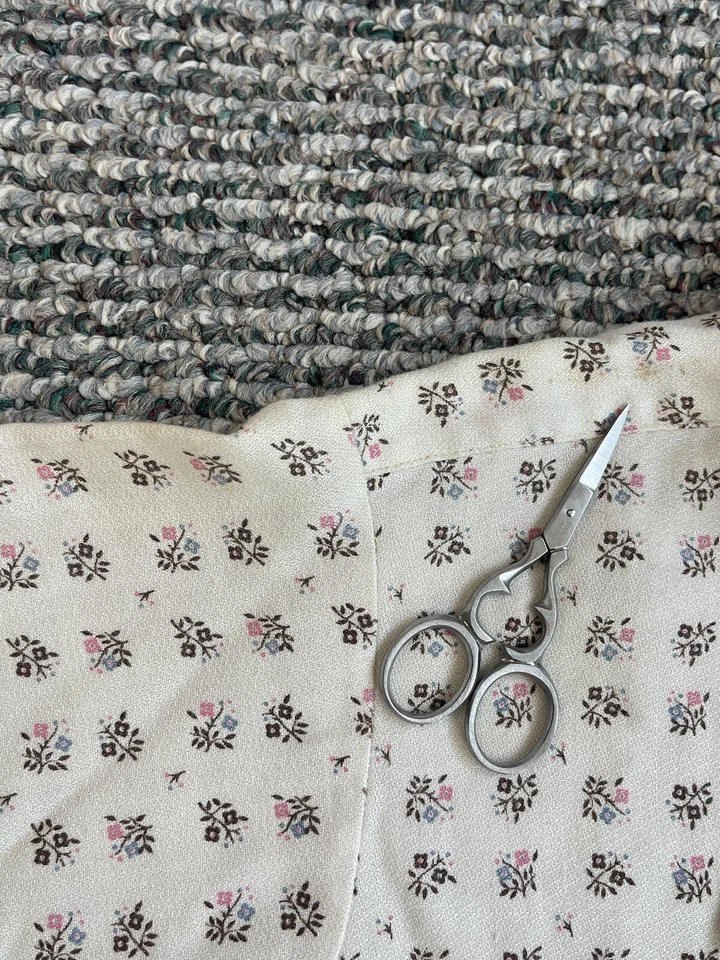 Vintage Ely & Walker Button Shirt Adult M Rockabilly Retro Pocket 70s Floral USA - Image 4 of 4