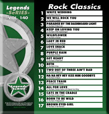 ROCK CLASSICS,LEGENDS KARAOKE CD G-140,Born To Be Wild,Lady In Red,Wildflower 