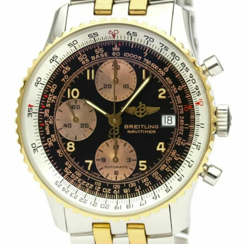 Breitling Navitimer - 41 mm, Stainless Steel, Yellow Gold