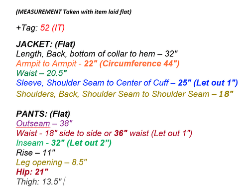 Canali Mens Suit 42 36/32 Jacket Blazer Pants Pinstriped Super 120's Wool Italy - Picture 11 of 11