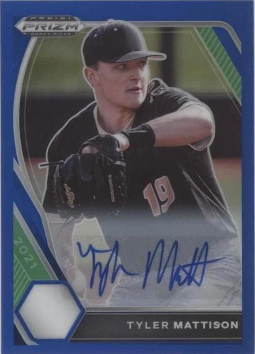 Blue Prizm Autographs