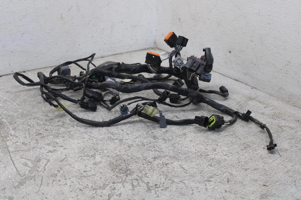12-16 KAWASAKI NINJA 650R EX650 650 OEM MOTOR PRINCIPAL ARNÉS DE CABLEADO TELAR DE CABLES d6 Foto 4 de 4