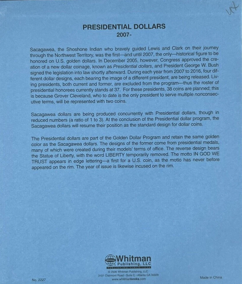 PRESIDENTIAL Dollars Complete Coin Set - Philadelphia & Denver -  80 Coins Foto 2 de 4