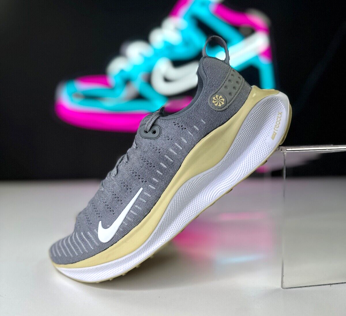 スパイク・シューズ Nike React Infinity Run FK 26cm Nike ReactX Infinity Run InfinityRN 4 White / Black / Orange