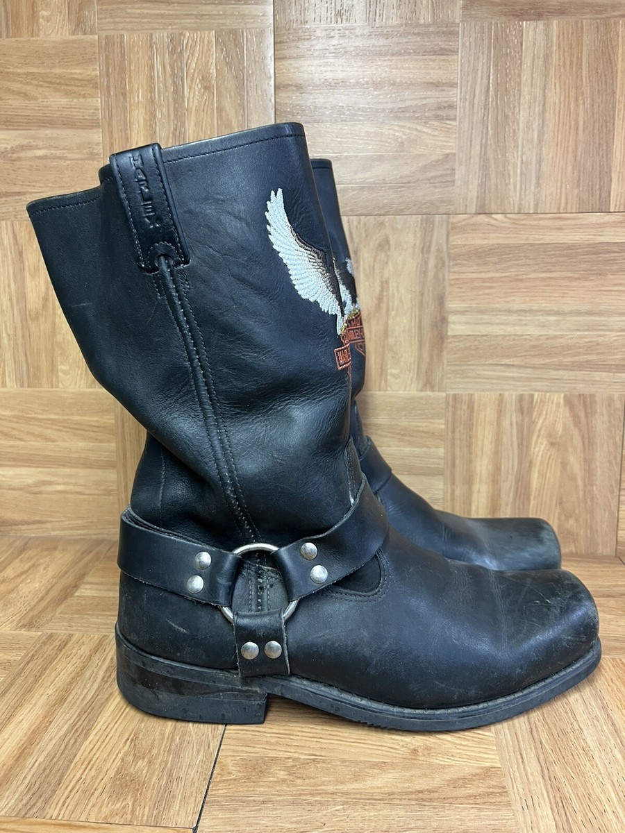VNTG🔥 Sz 11 - Harley Davidson Embroidered Eagle Logo Harness