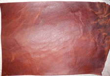 10.5"x14" DARK BROWN OIL TANNED UTILITY LEATHER COWHIDE avg 1.4mm thick 1988